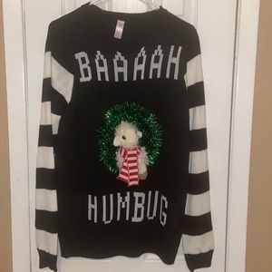 Llama christmas ugly sweater